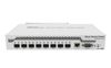 MikroTik CRS309-1G-8S+IN, Desktop switch with one Gigabit Ethernet port and eight SFP+ 10Gbps ports, 800MHz, 512MB, SwOS/RouterOS L5