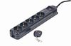 Gembird Energenie SPG-RM, 1.8m, 5 outlets, Remote controlled surge protector