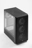 MS Fighter V335, ATX, no PSU, 2x3.5", 1x2.5", 4x ARGB 120mm Fans, glass side