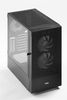MS Fighter V350, ATX, no PSU, 2x3.5", 3x2.5", 3x ARGB 120mm Fans, glass side