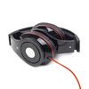 Gembird MHS-DTW-BK, Folding Stereo headphones with in-line microphone, 1.5m, 3.5mm, black