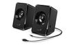 Genius SP-U125, USB Powered Stereo Speakers, 3.5mm, black