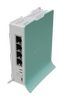 MikroTik hAP ax lite, 2.4GHz router, 4xGigabit ports, 800MHz CPU, 256MB RAM, RouterOS L4 (L41G-2axD)