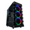 LC POWER Gaming 709B Solar_System_X , ATX, 2x3.5", 2x2.5", 4xRGB Fans, tempered glass side&front panel, Audio/USB3.0