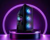 LC POWER Gaming 804B-ON Obsession_X, ATX, 4x120mm ARGB case fans, tempered glass side, USB3.0/Type C