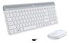 Logitech Wireless Combo MK470, slim keyboard, optical mouse, USB receiver, white, US