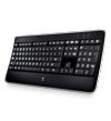 !! AKCIJA !! Logitech Wireless Illuminated Keyboard K800, Black, micro Unifying receiver, USB