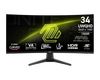 34" MSI MAG 346CQ, 21:9, Curved, VA, 3440x1440, 180Hz, 1ms MPRT, 4000:1, 300cd/m2, 2xHDMI/DP, AMD FreeSync Premium