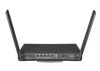 MikroTik hAP ac3, 2.4GHz/5GHz wireless router, 5xGigabit ports with 1xPoE-out port, 448-896MHz CPU, 256MB RAM, RouterOS L4 (RBD53iG-5HacD2HnD)