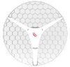 MikroTik LHG XL HP5, Dual chain eXtra Large High Power 27dBi 5GHz CPE/Point-to-Point Integrated Antenna, 600MHz CPU, 64MB RAM, RouterOS L3 (RBLHG-5HPnD-XL)