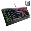 Sharkoon SKILLER MECH SGK3, Mechanical Gaming Keyboard, Adjustable RGB Illumination, Red Switch, US