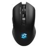Sharkoon SKILLER SGM3, Wireless gaming mouse, Optical, 600-6000 DPI/CPI, RGB Illumination, Integrated Lithium-Ion, 124.5x67x39mm, 110g weight