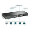 TP-Link TL-SG3428X, JetStream 24-Port Gigabit L2+ Managed Switch with 4 10GE SFP+ Slots