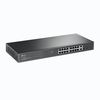 TP-Link TL-SG1218MP, 16 gigabit PoE+ RJ45 ports, 2 gigabit non-PoE RJ45 ports, and 2 combo gigabit SFP slots