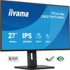27" Iiyama ProLite XB2797HSN-B1, IPS, 1920x1080, 100Hz, 1ms MPRT, 1500:1, 350cd/m2, speakers, pivot, HDMI/DP/USB/USB type-C/LAN