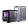 Cooler Master MasterFrame 400 Mesh, Micro-ATX, 1x3.5/2.5" combo, 1x 120mm SickleFlow ARGB rear fan, tempered glass, black (MF400M-KHNN-S00)